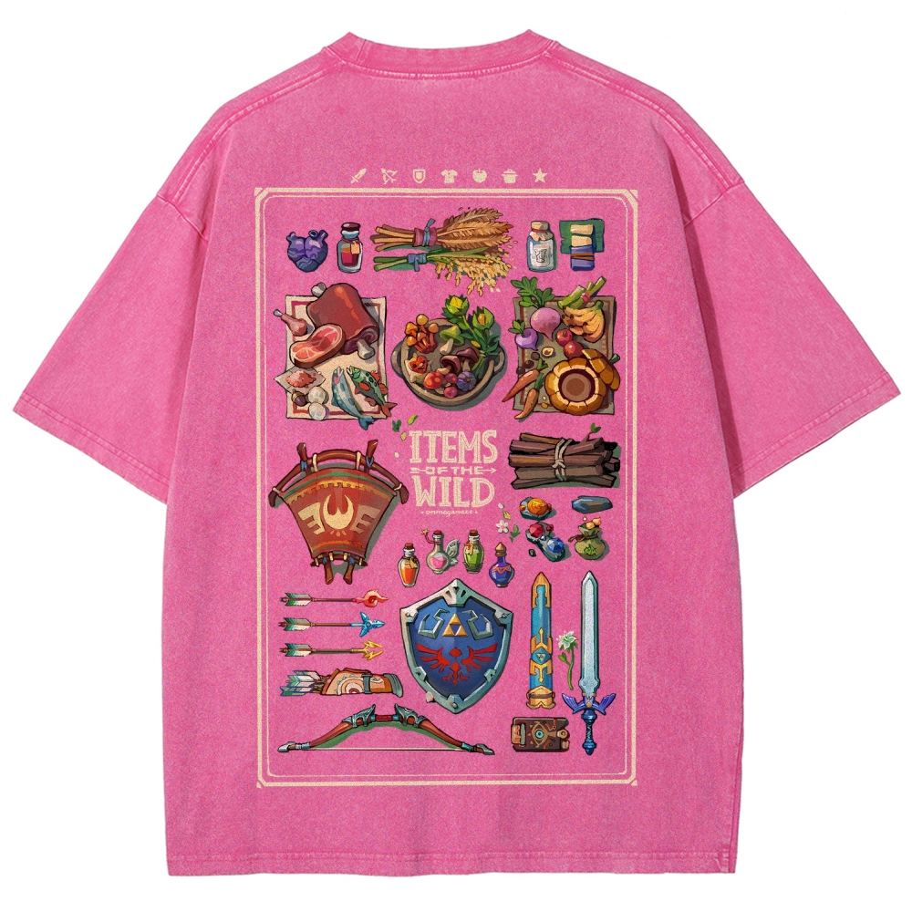 The Legend of Zelda Unisex Fit Washed T-Shirt 2604018705