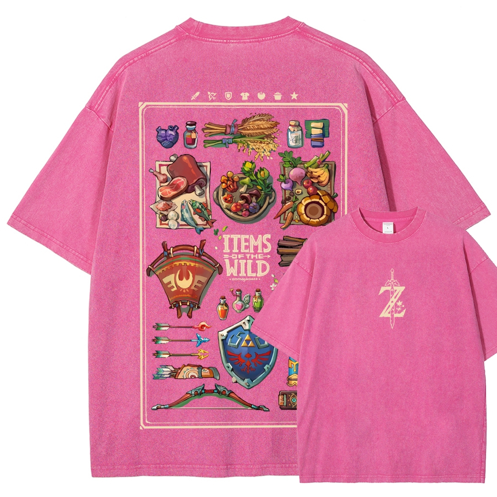 The Legend of Zelda Unisex Fit Washed T-Shirt 2604018705