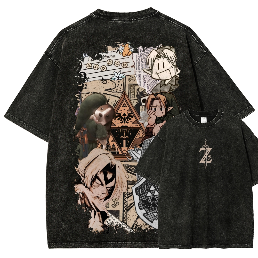 The Legend of Zelda Unisex Fit Washed T-Shirt 2604018745
