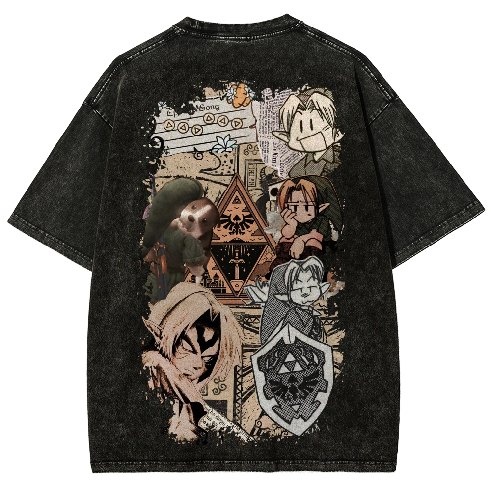The Legend of Zelda Unisex Fit Washed T-Shirt 2604018745