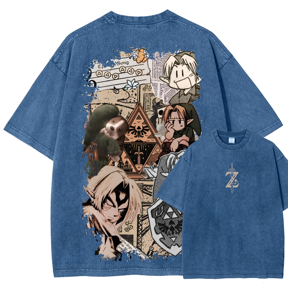 The Legend of Zelda Unisex Fit Washed T-Shirt 2604018745