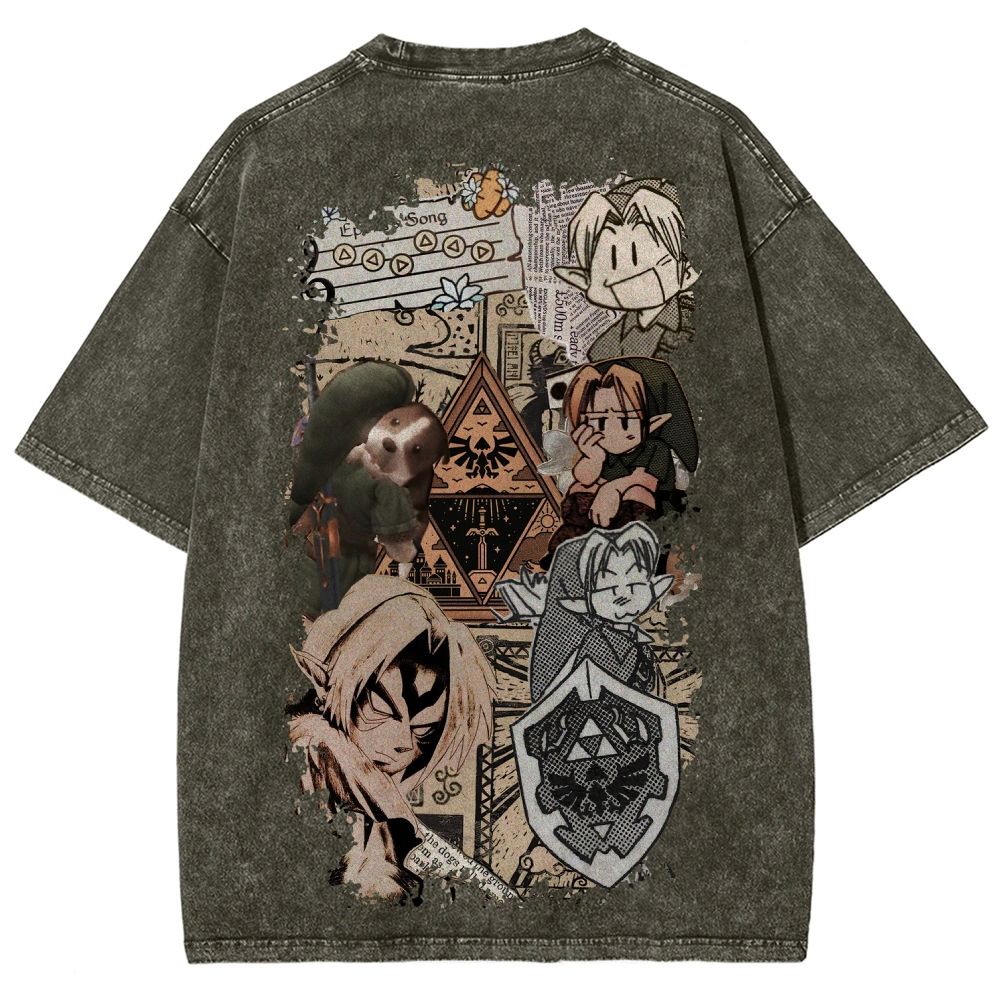 The Legend of Zelda Unisex Fit Washed T-Shirt 2604018745