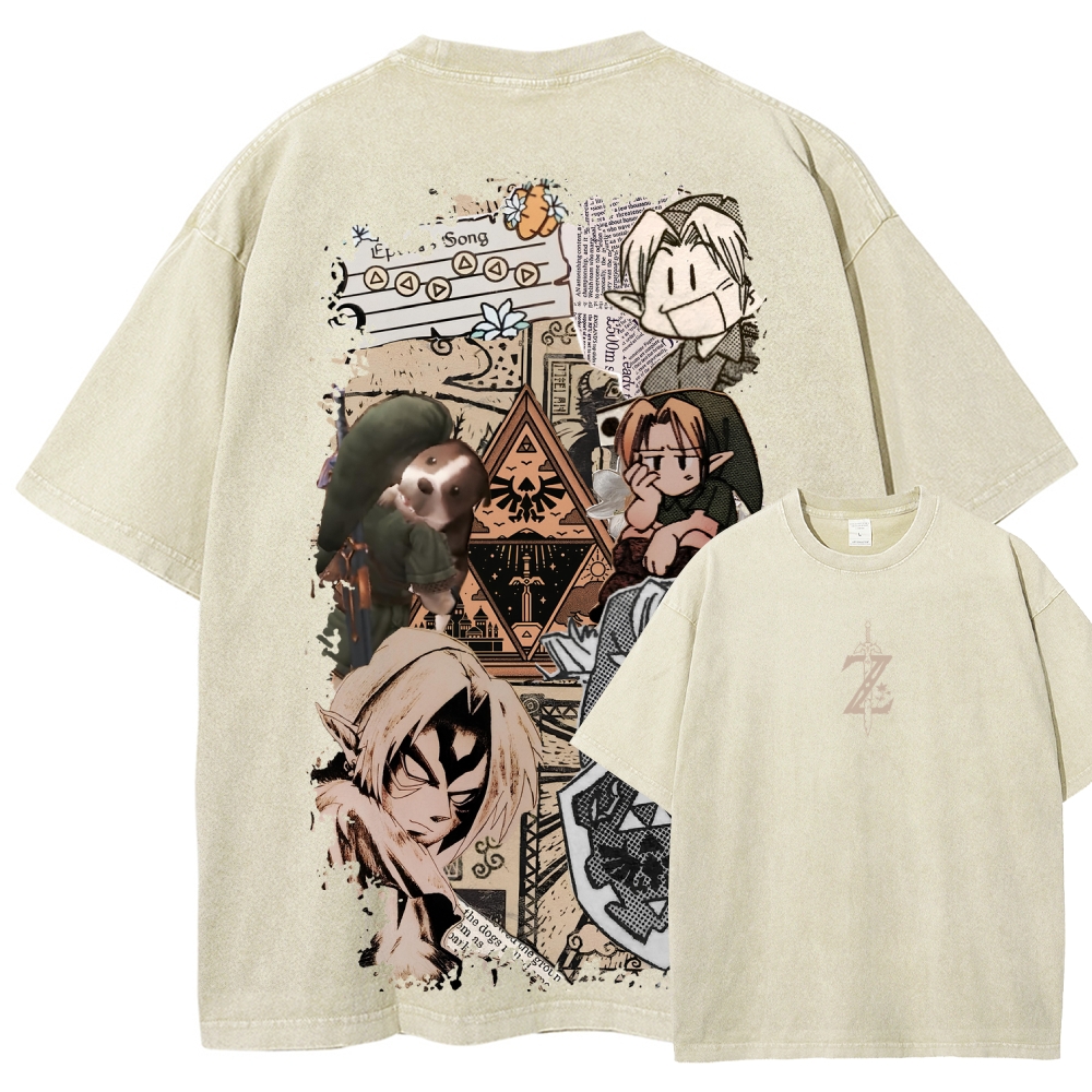 The Legend of Zelda Unisex Fit Washed T-Shirt 2604018745