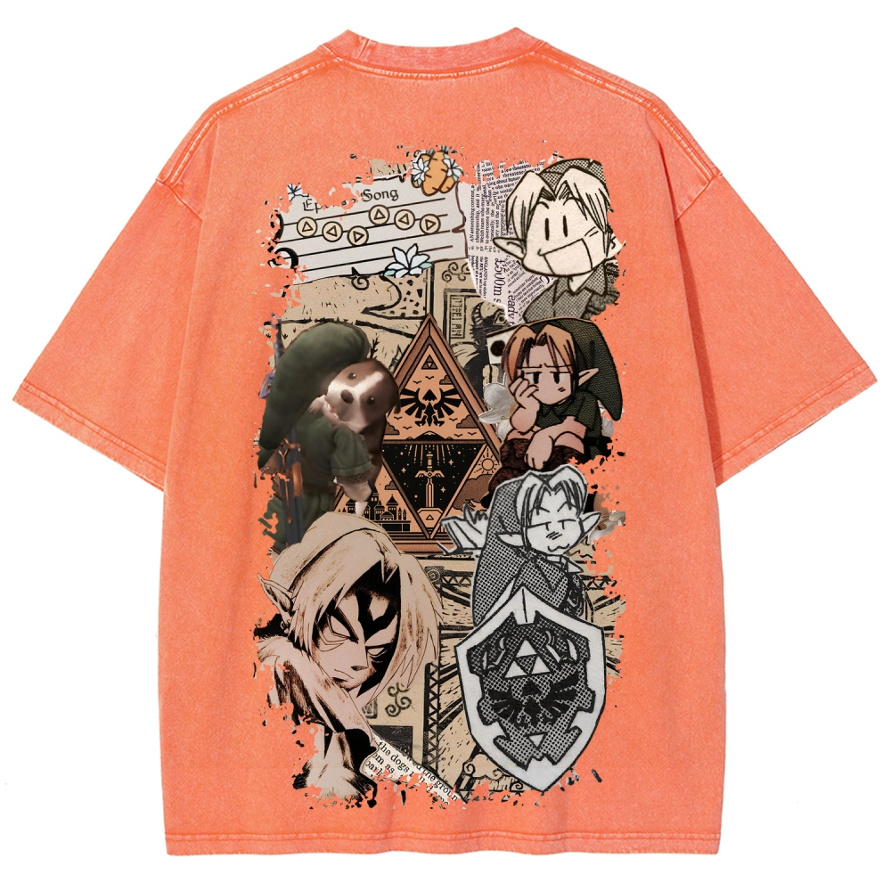 The Legend of Zelda Unisex Fit Washed T-Shirt 2604018745