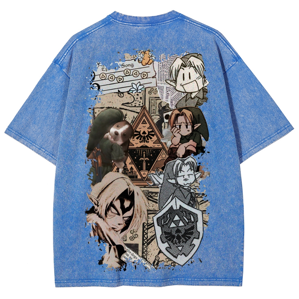 The Legend of Zelda Unisex Fit Washed T-Shirt 2604018745