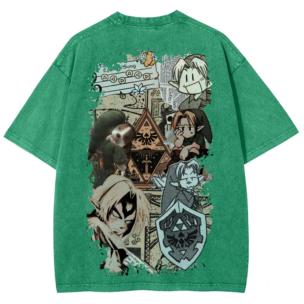 The Legend of Zelda Unisex Fit Washed T-Shirt 2604018745
