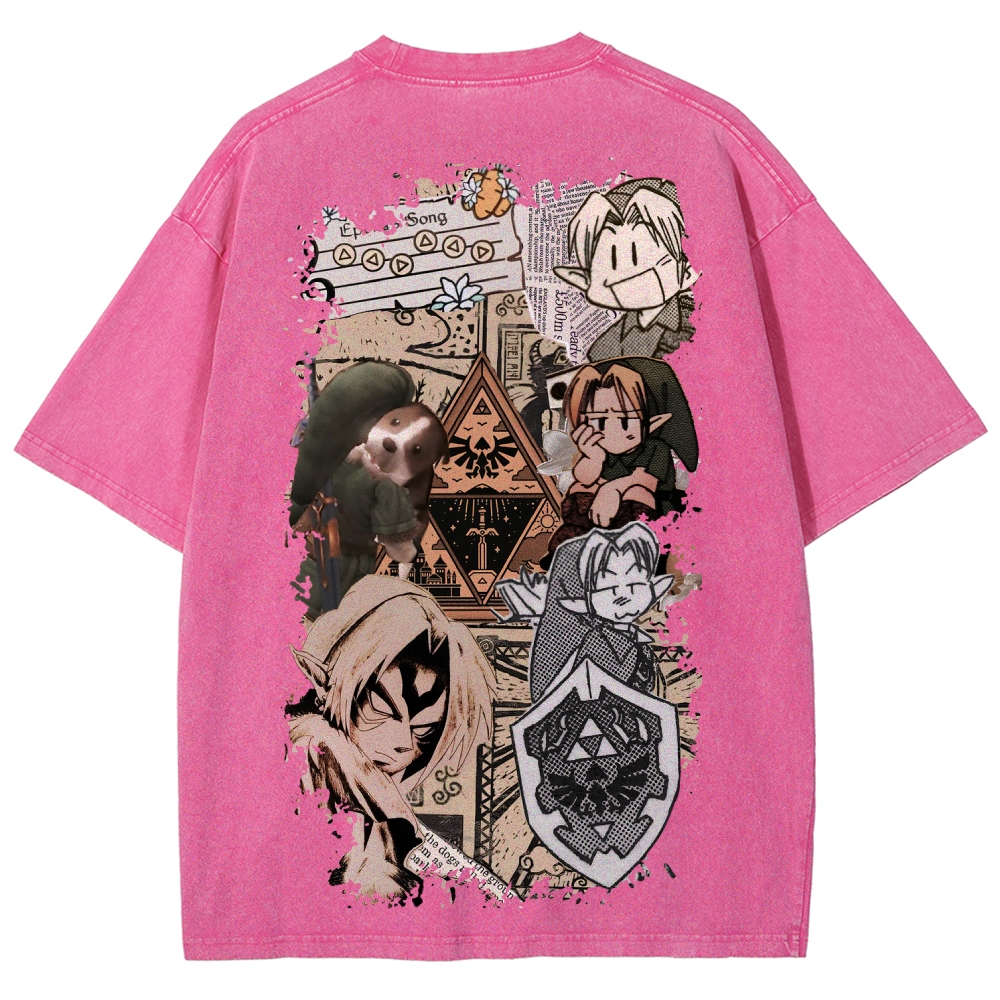 The Legend of Zelda Unisex Fit Washed T-Shirt 2604018745