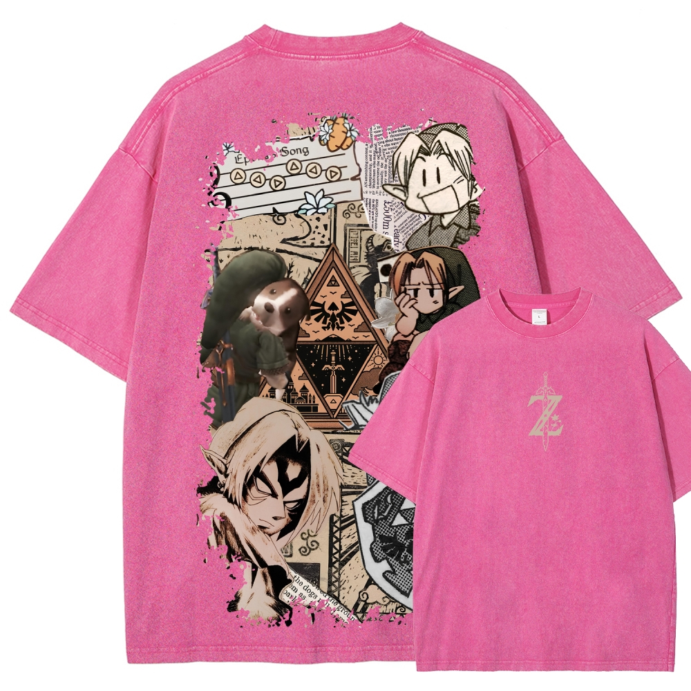 The Legend of Zelda Unisex Fit Washed T-Shirt 2604018745