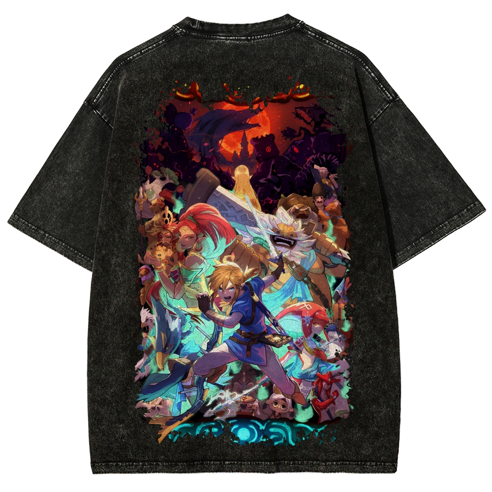 The Legend of Zelda Unisex Fit Washed T-Shirt 2604018757