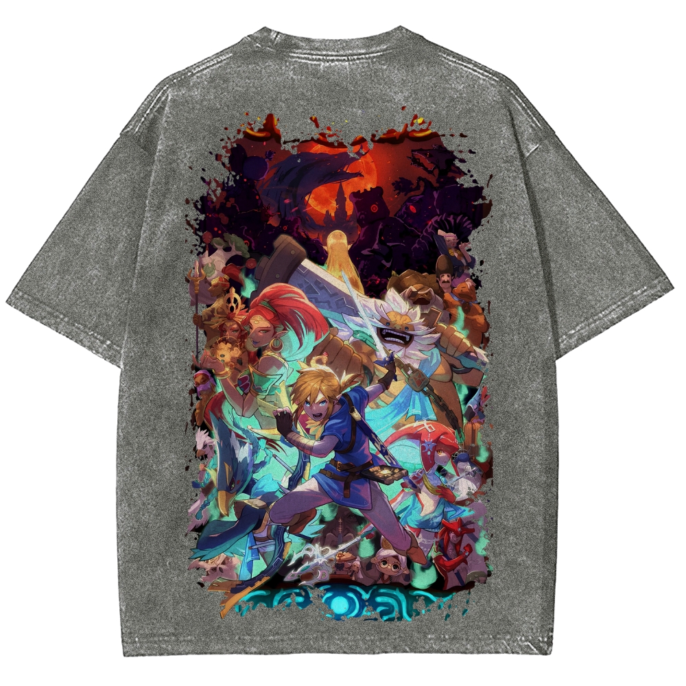 The Legend of Zelda Unisex Fit Washed T-Shirt 2604018757