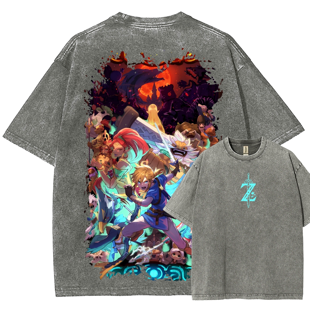 The Legend of Zelda Unisex Fit Washed T-Shirt 2604018757