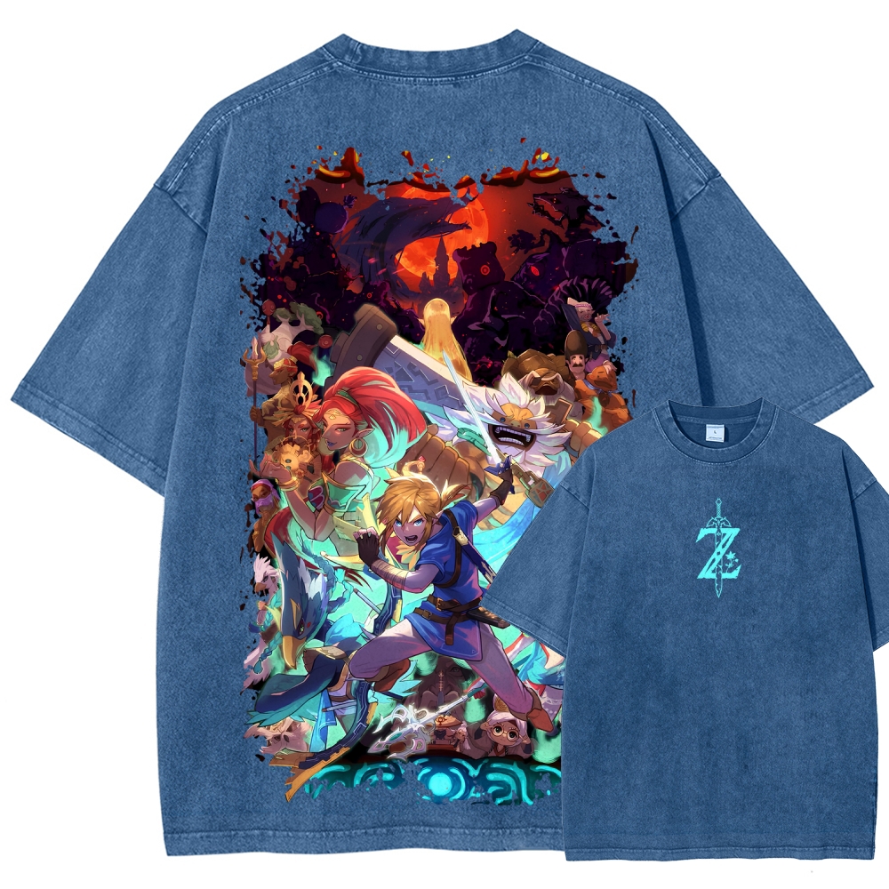 The Legend of Zelda Unisex Fit Washed T-Shirt 2604018757