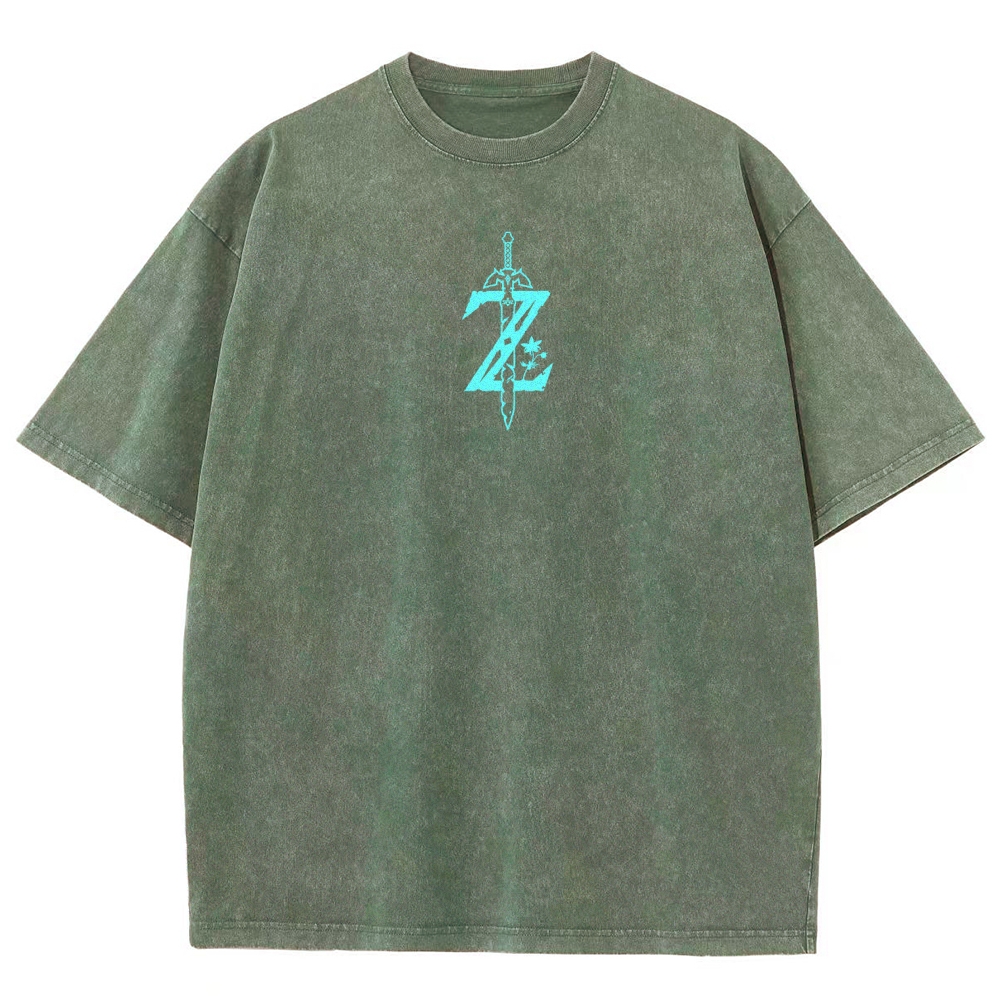 The Legend of Zelda Unisex Fit Washed T-Shirt 2604018757