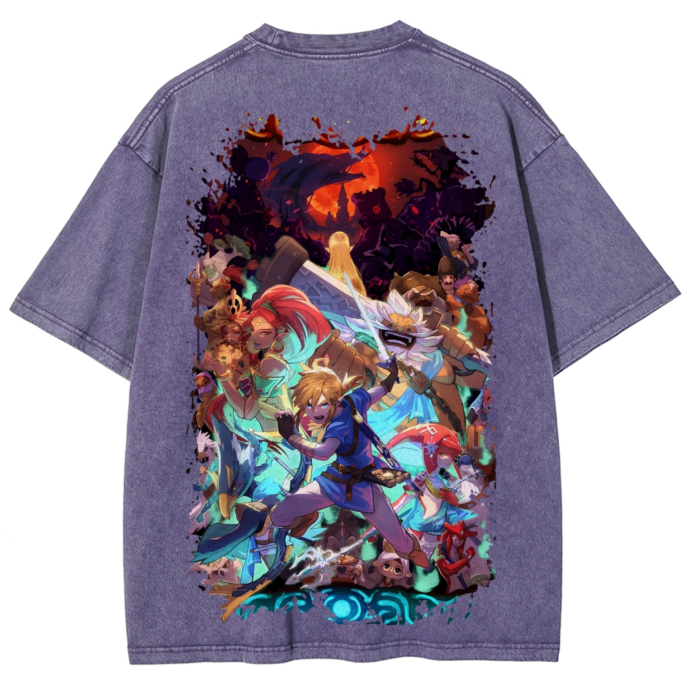 The Legend of Zelda Unisex Fit Washed T-Shirt 2604018757