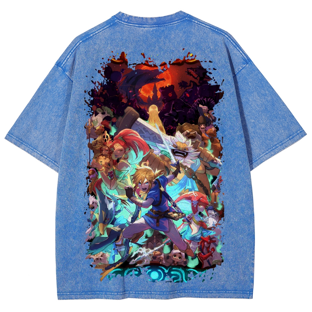 The Legend of Zelda Unisex Fit Washed T-Shirt 2604018757