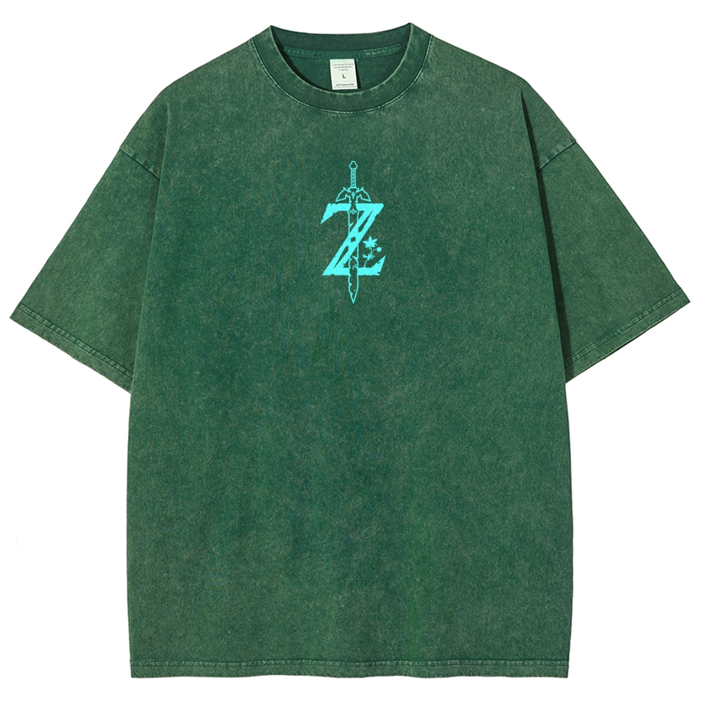The Legend of Zelda Unisex Fit Washed T-Shirt 2604018757