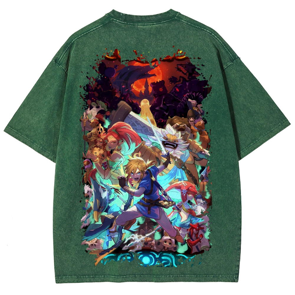 The Legend of Zelda Unisex Fit Washed T-Shirt 2604018757