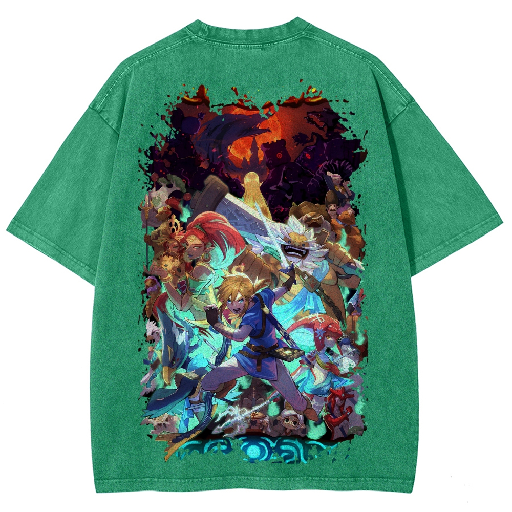 The Legend of Zelda Unisex Fit Washed T-Shirt 2604018757