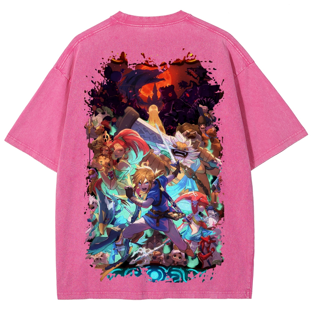 The Legend of Zelda Unisex Fit Washed T-Shirt 2604018757