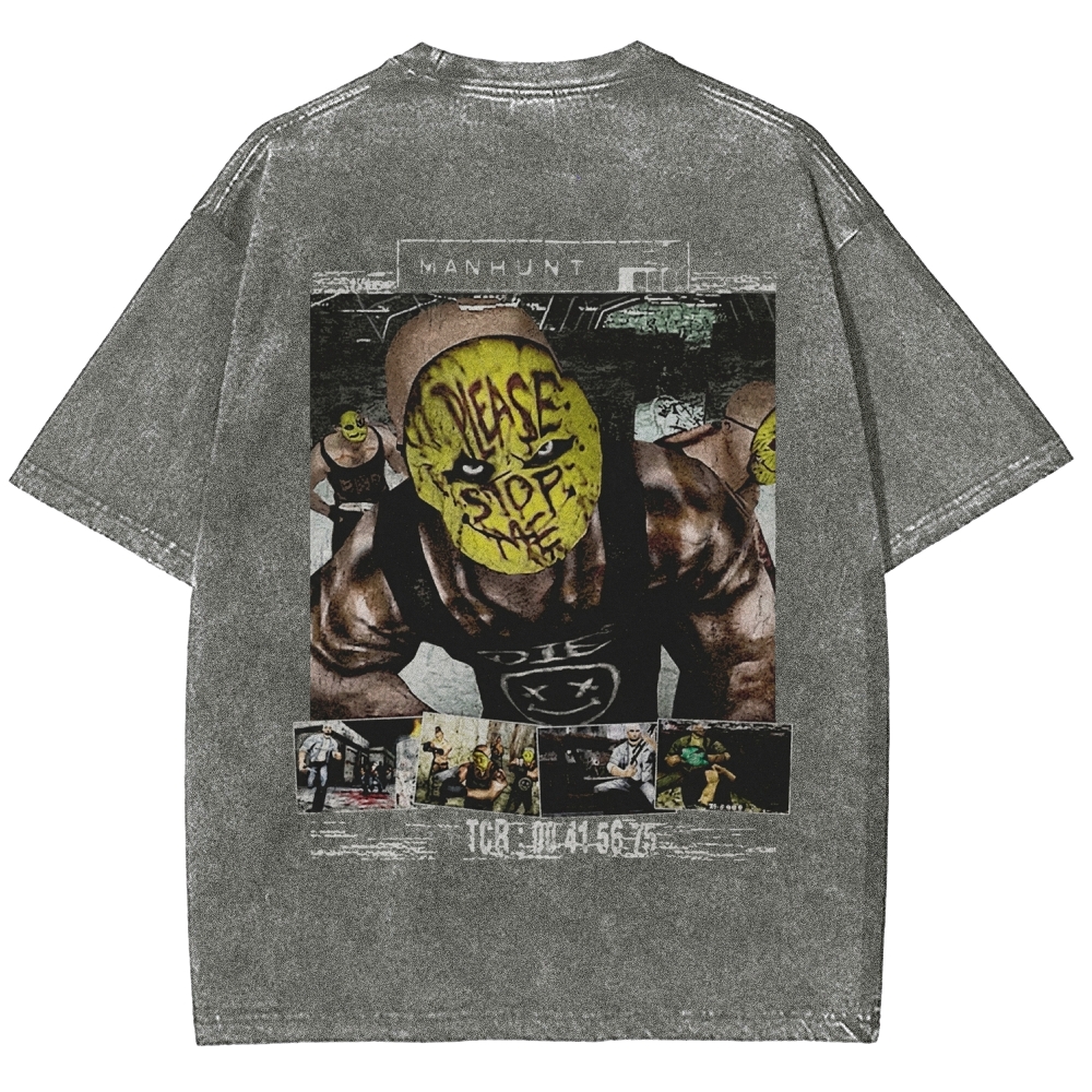 Manhunt Unisex Fit Washed T-Shirt 2604019247