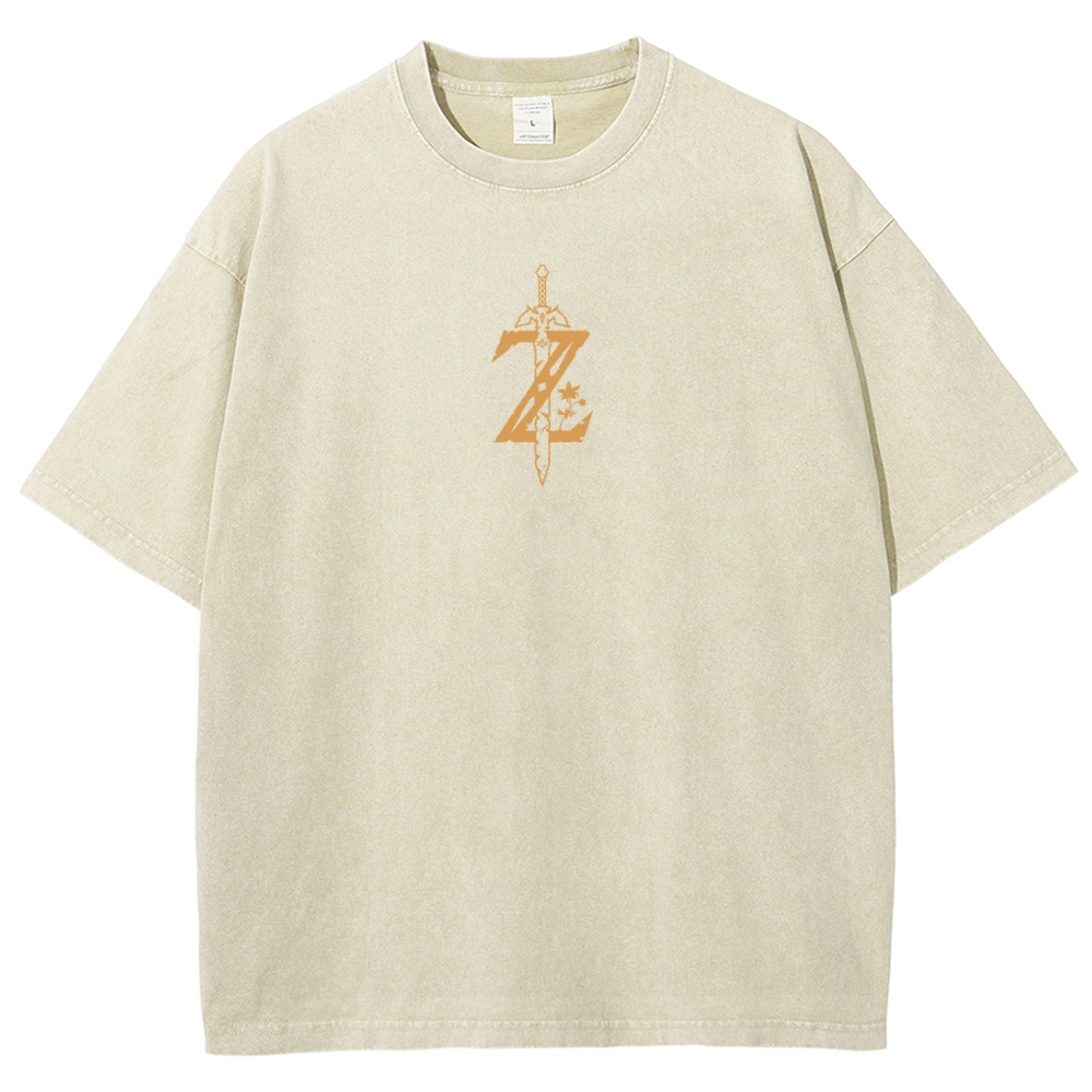 The Legend of Zelda Unisex Fit Washed T-Shirt 2604019323