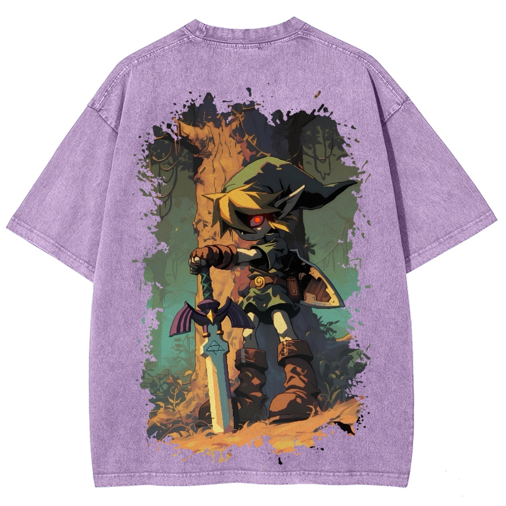 The Legend of Zelda Unisex Fit Washed T-Shirt 2604019323