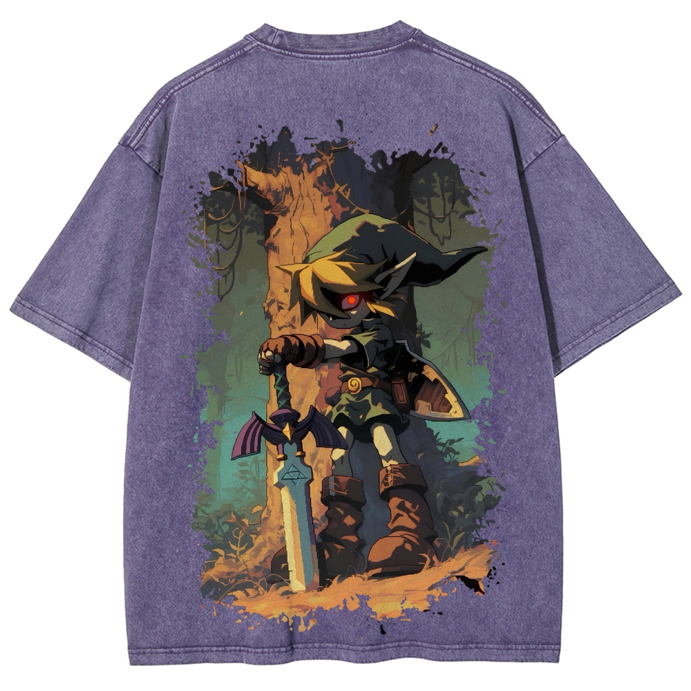 The Legend of Zelda Unisex Fit Washed T-Shirt 2604019323