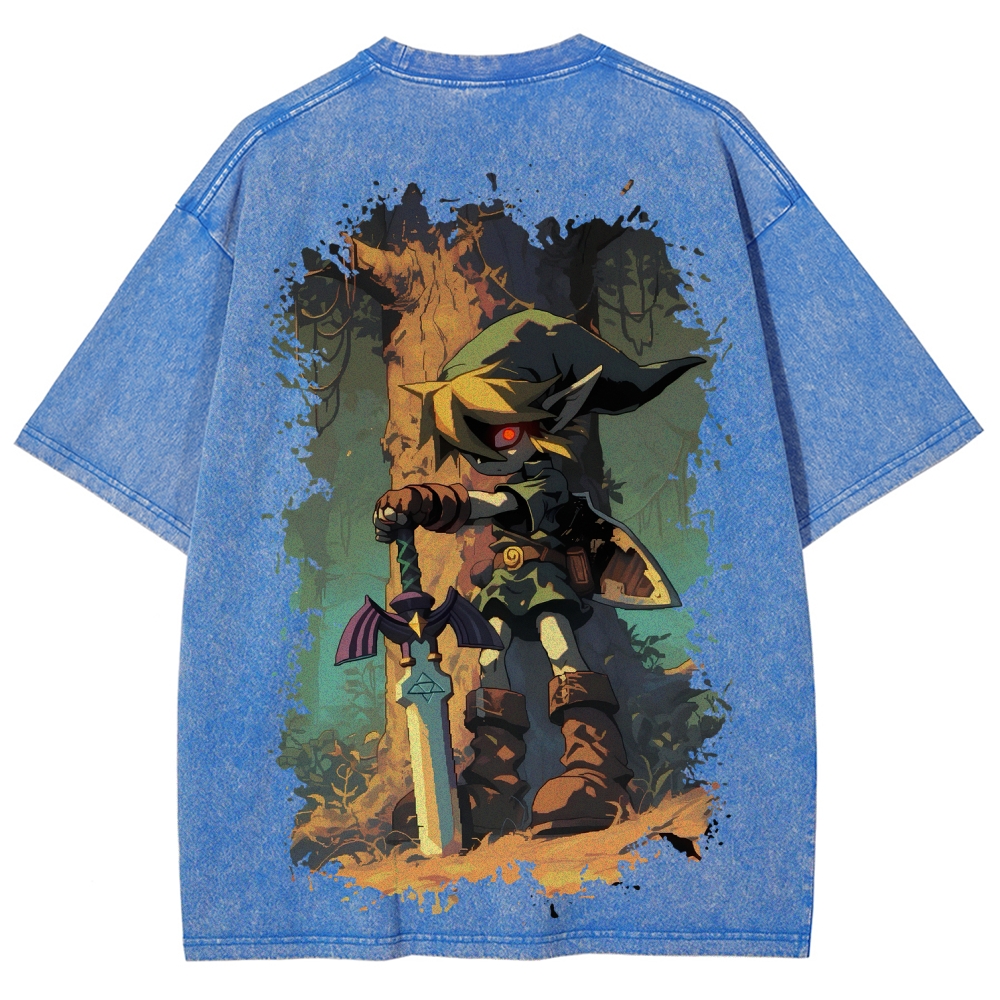 The Legend of Zelda Unisex Fit Washed T-Shirt 2604019323