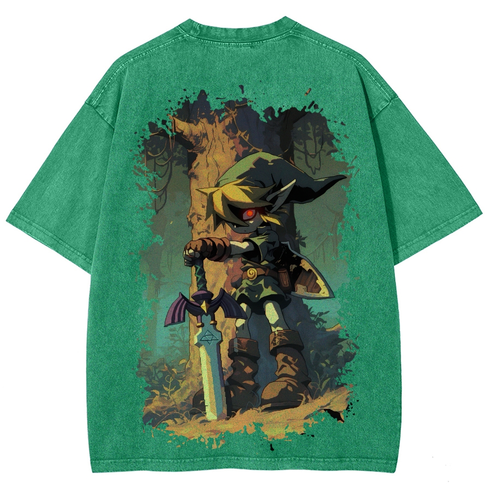 The Legend of Zelda Unisex Fit Washed T-Shirt 2604019323