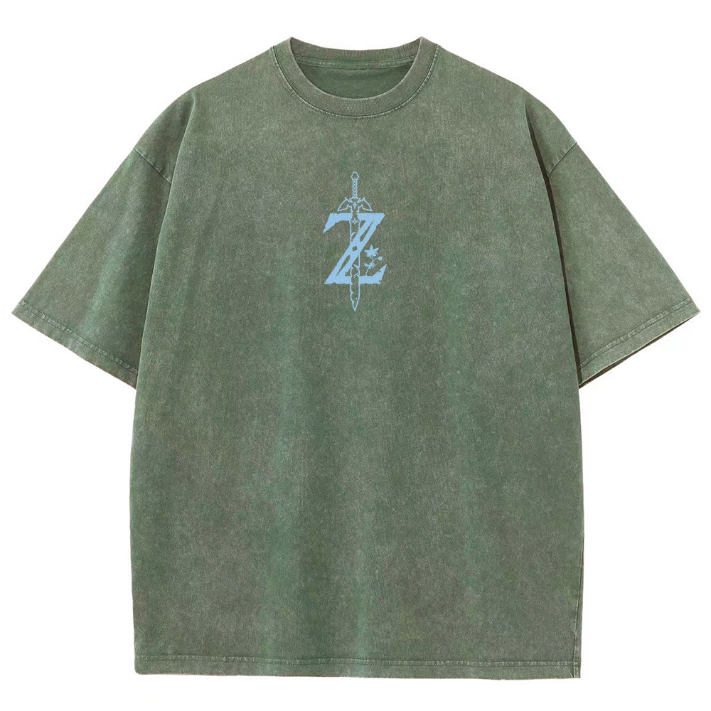 The Legend of Zelda Unisex Fit Washed T-Shirt 2604019341