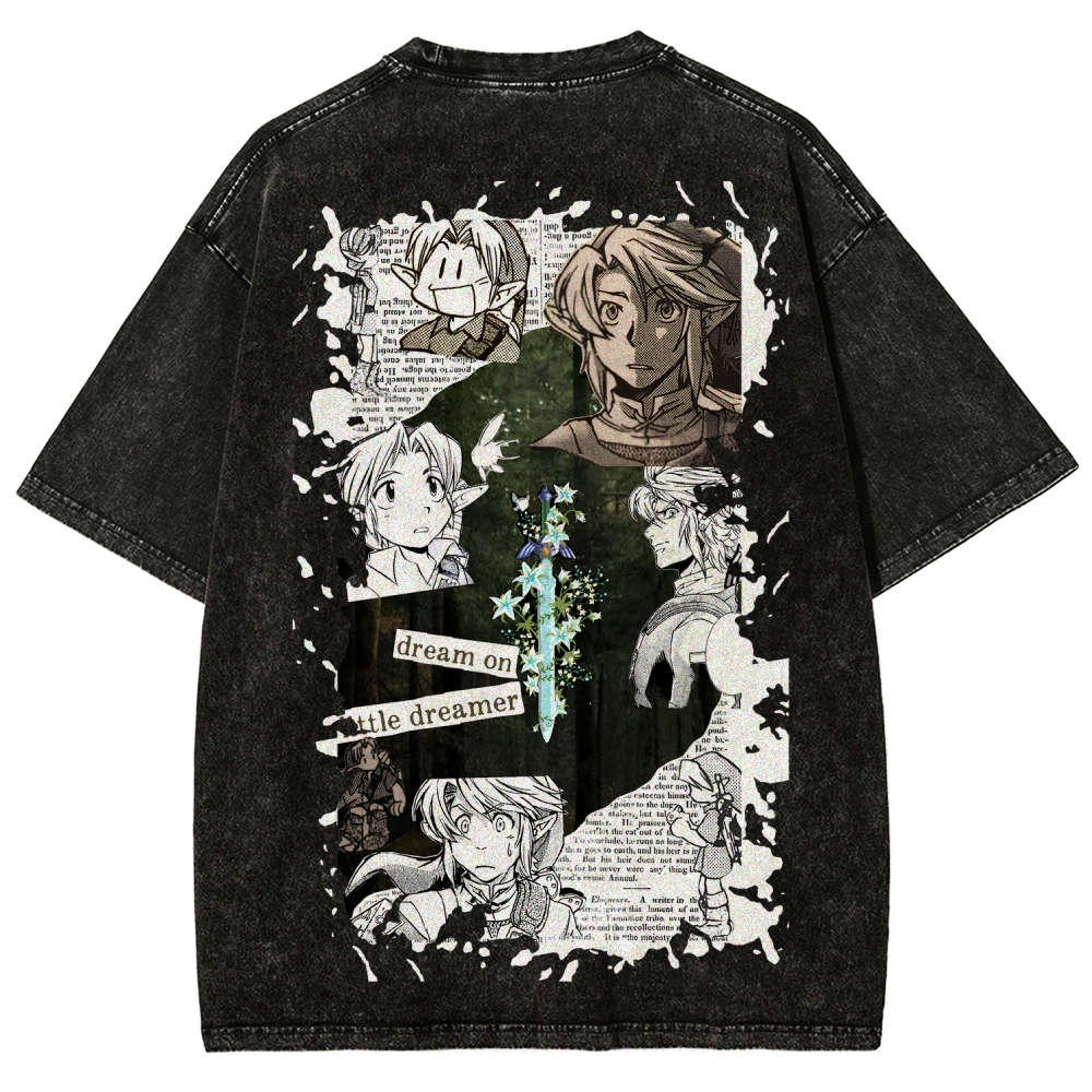 The Legend of Zelda Unisex Fit Washed T-Shirt 2604019346