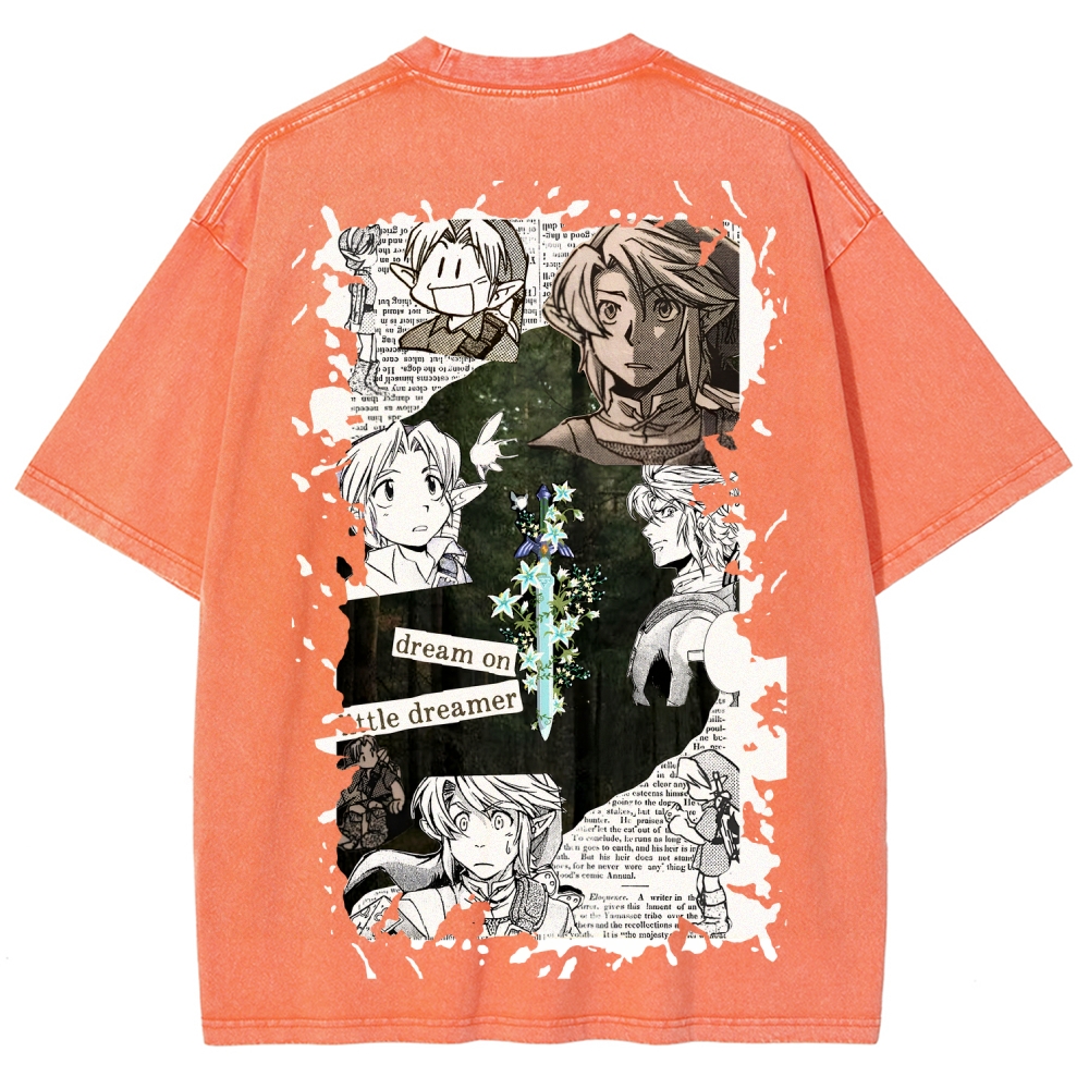 The Legend of Zelda Unisex Fit Washed T-Shirt 2604019346