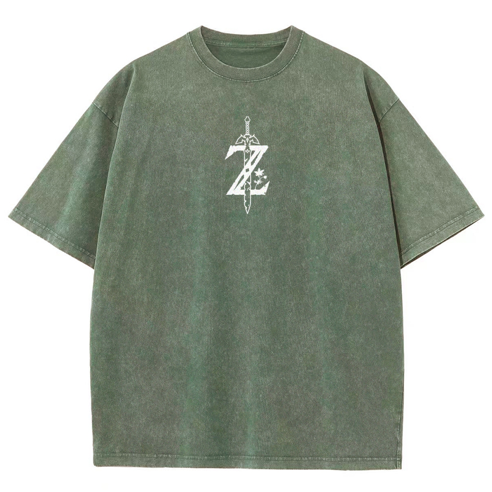 The Legend of Zelda Unisex Fit Washed T-Shirt 2604019346