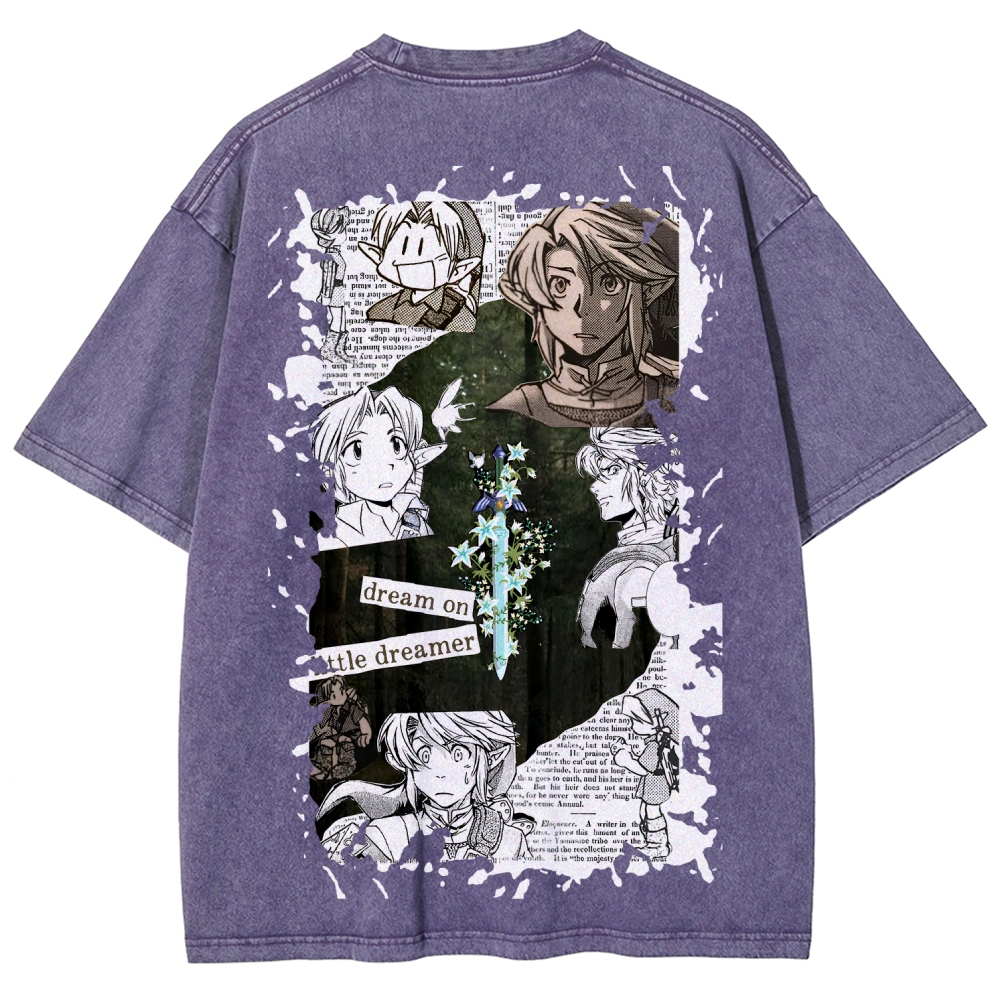 The Legend of Zelda Unisex Fit Washed T-Shirt 2604019346