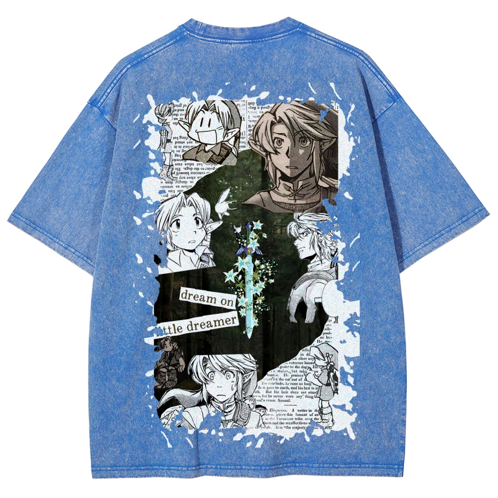 The Legend of Zelda Unisex Fit Washed T-Shirt 2604019346