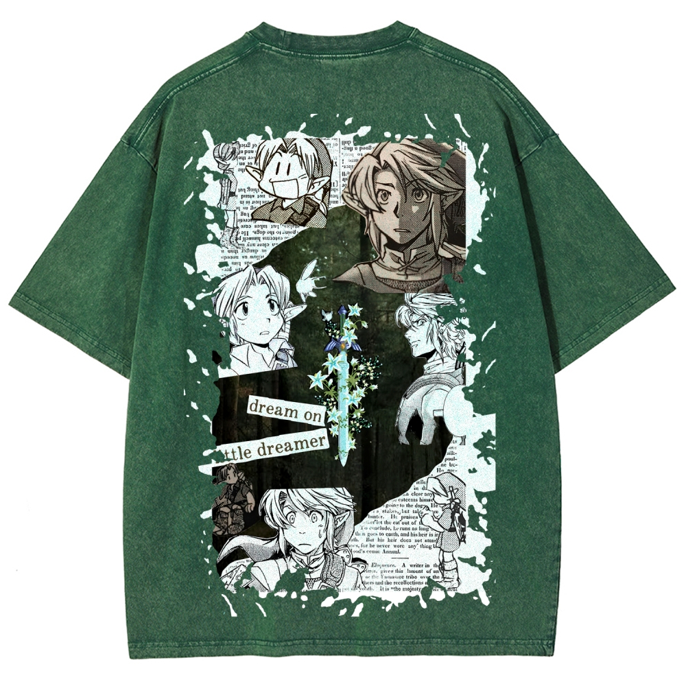 The Legend of Zelda Unisex Fit Washed T-Shirt 2604019346
