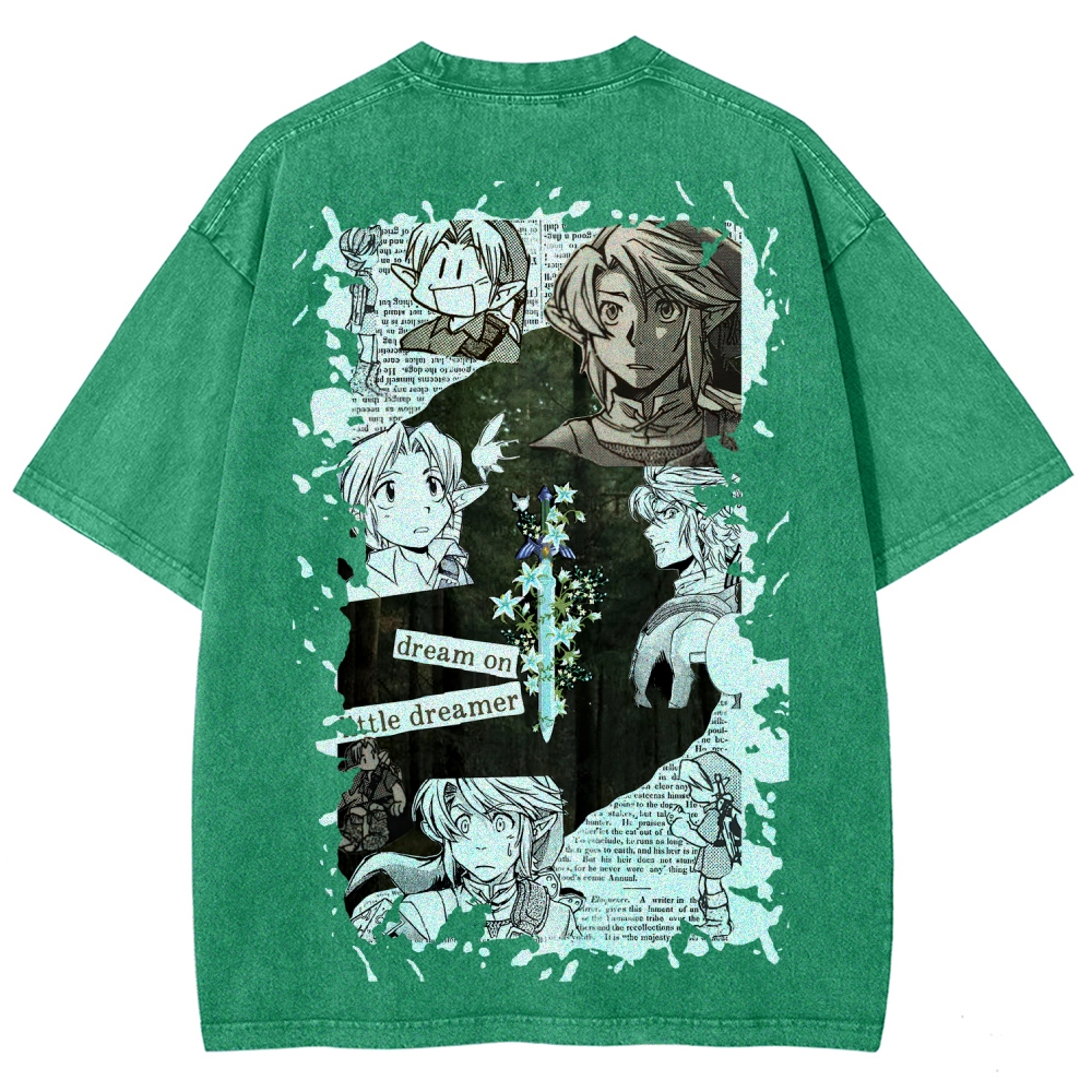 The Legend of Zelda Unisex Fit Washed T-Shirt 2604019346