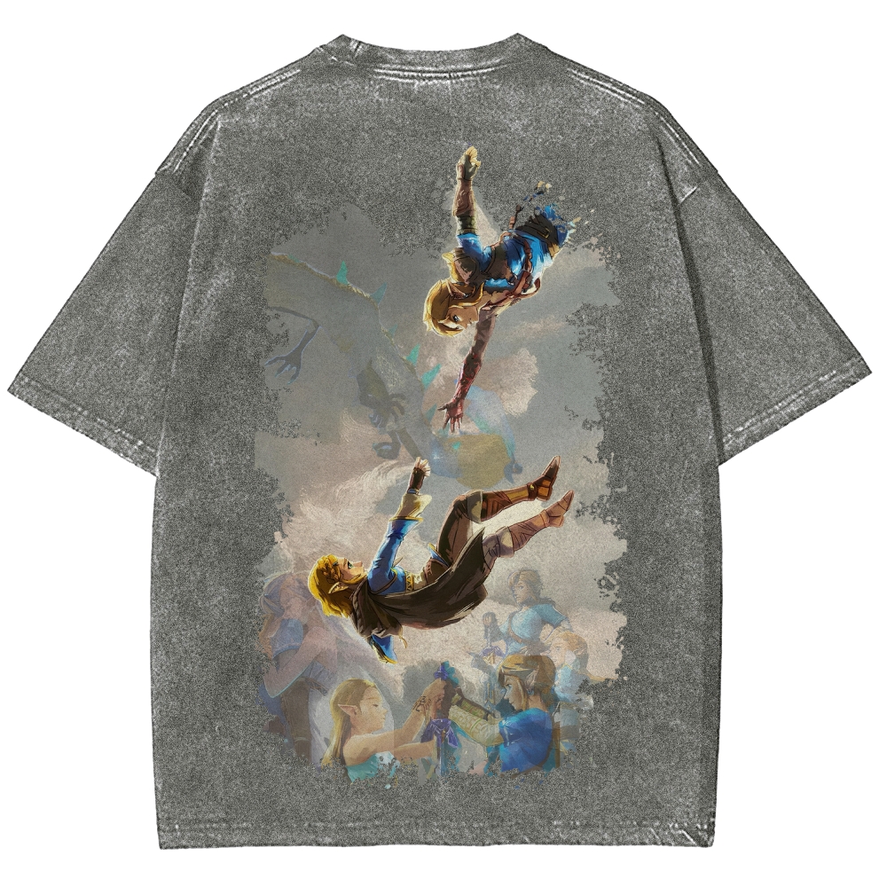 The Legend of Zelda Unisex Fit Washed T-Shirt 2604019371