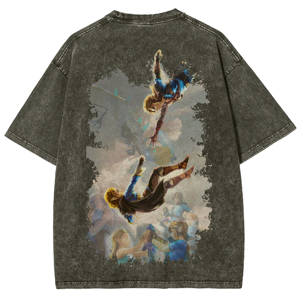 The Legend of Zelda Unisex Fit Washed T-Shirt 2604019371