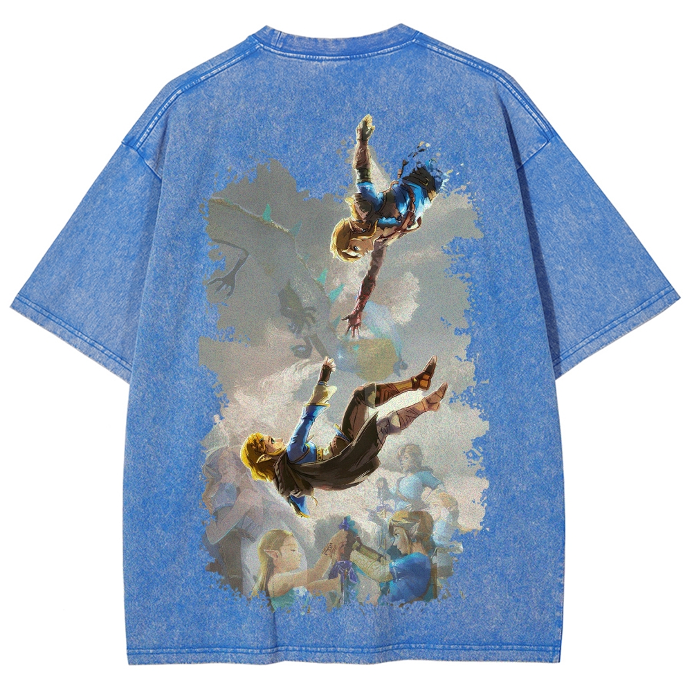 The Legend of Zelda Unisex Fit Washed T-Shirt 2604019371