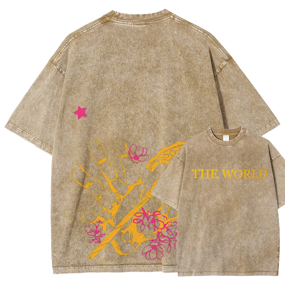 Jojo's Bizarre Adventure Unisex Fit Washed T-Shirt 2604019991