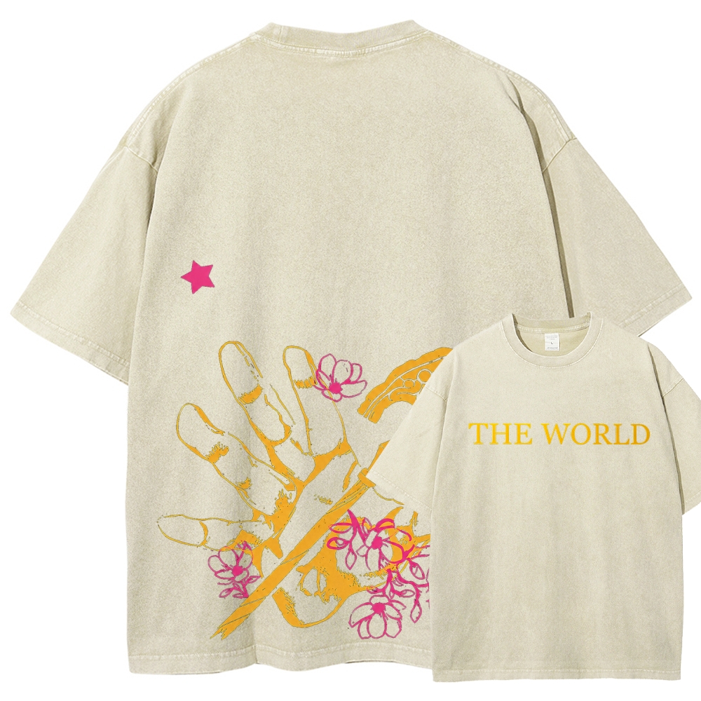 Jojo's Bizarre Adventure Unisex Fit Washed T-Shirt 2604019991