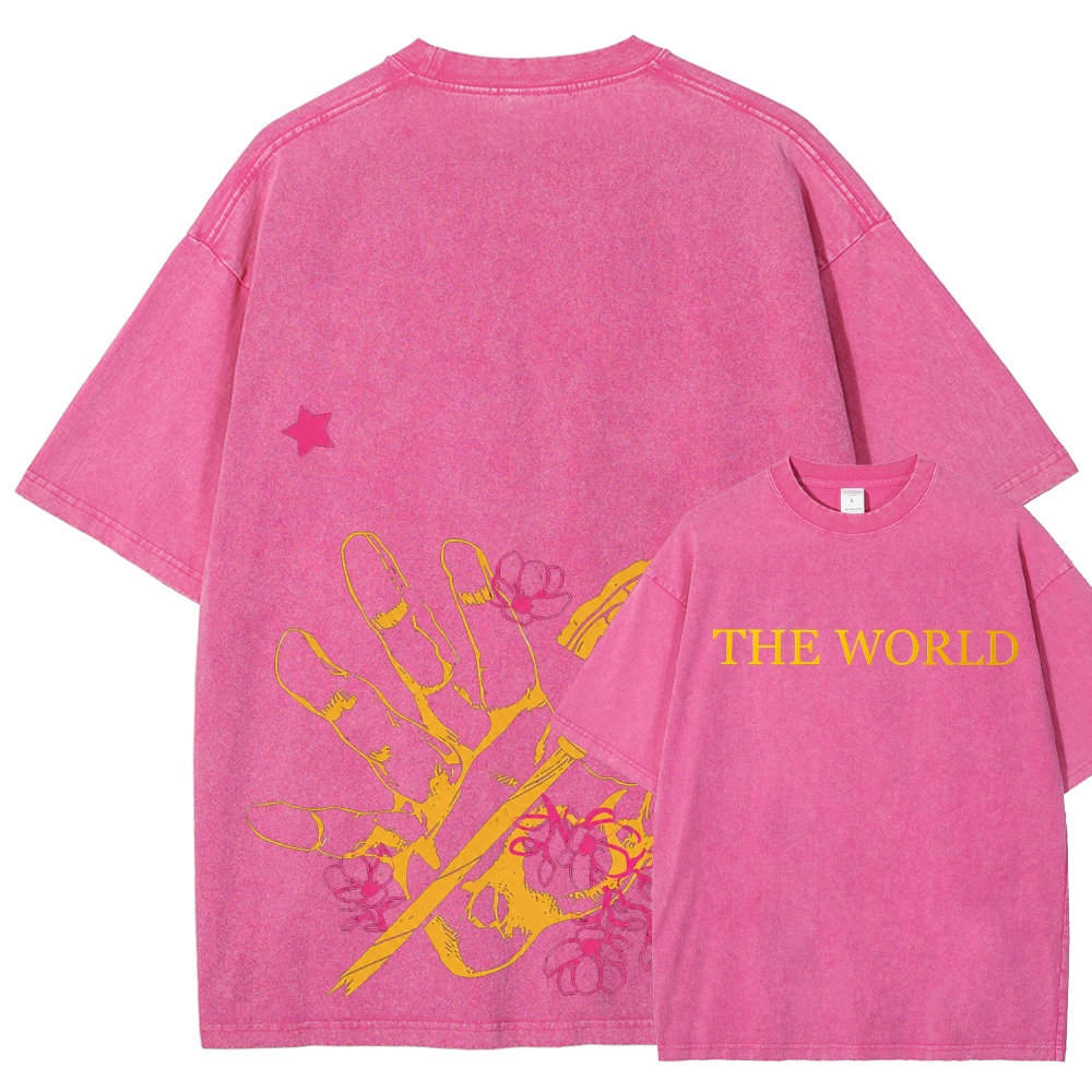 Jojo's Bizarre Adventure Unisex Fit Washed T-Shirt 2604019991
