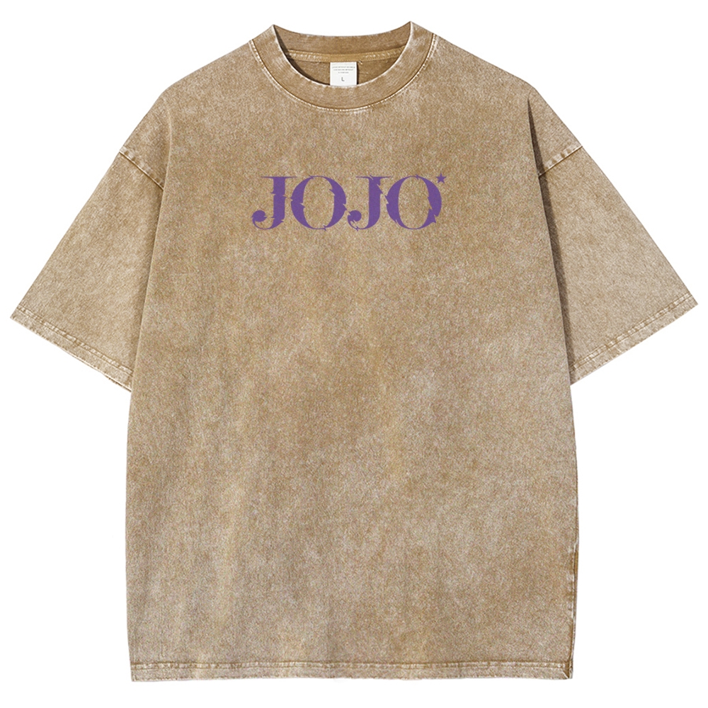 Jojo's Bizarre Adventure Unisex Fit Washed T-Shirt 2604020687