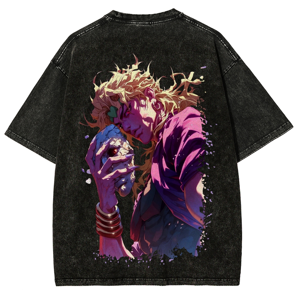 Jojo's Bizarre Adventure Unisex Fit Washed T-Shirt 2604020689
