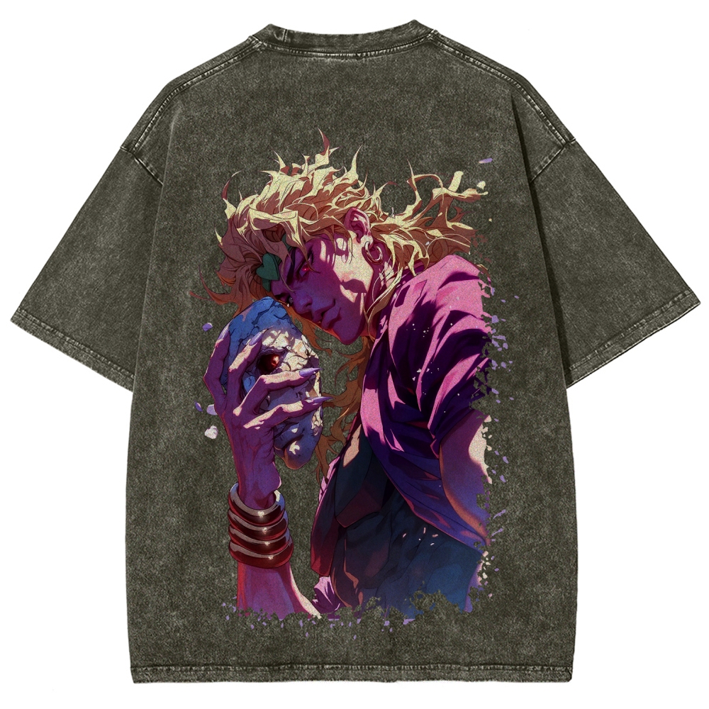 Jojo's Bizarre Adventure Unisex Fit Washed T-Shirt 2604020689