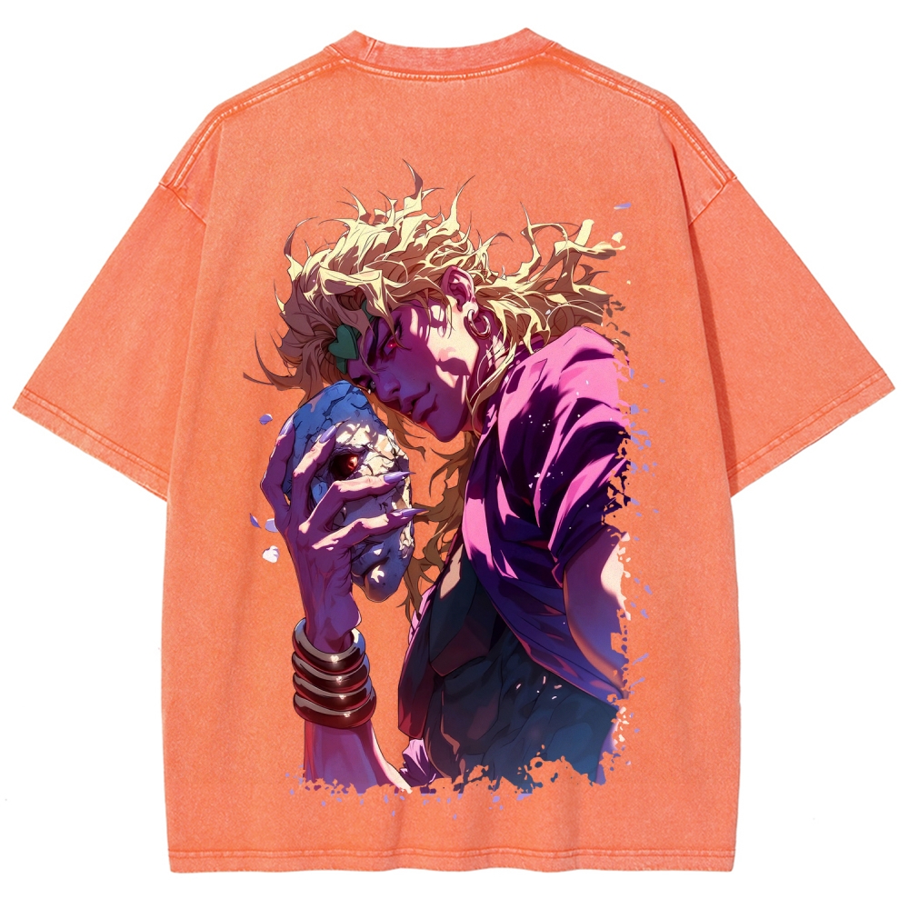 Jojo's Bizarre Adventure Unisex Fit Washed T-Shirt 2604020689