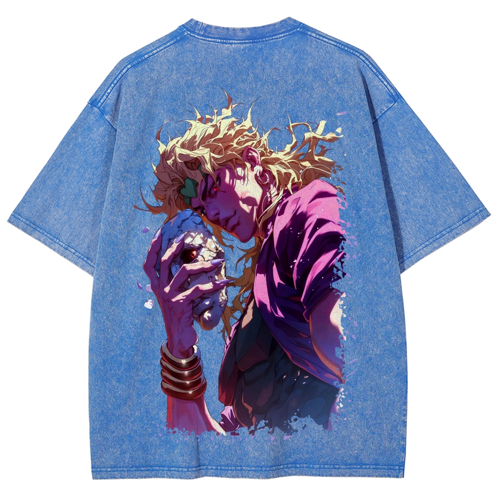 Jojo's Bizarre Adventure Unisex Fit Washed T-Shirt 2604020689