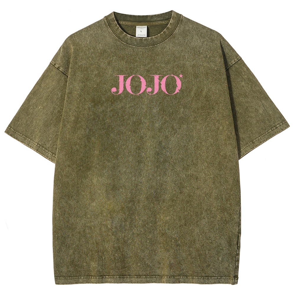 Jojo's Bizarre Adventure Unisex Fit Washed T-Shirt 2604020689