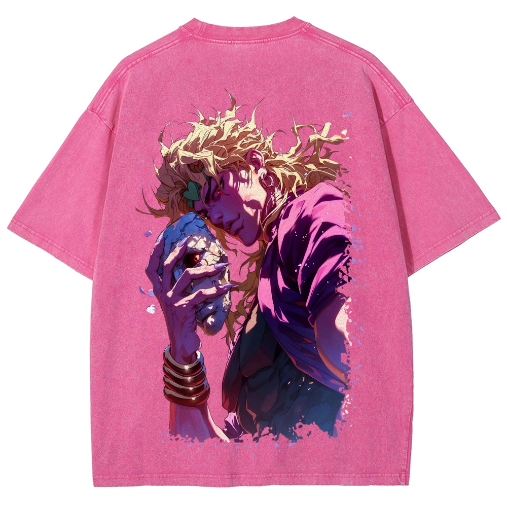 Jojo's Bizarre Adventure Unisex Fit Washed T-Shirt 2604020689